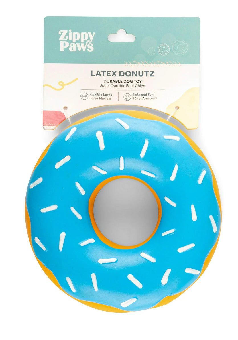 Zippy Paws Latex Donutz Durable Dog Toy