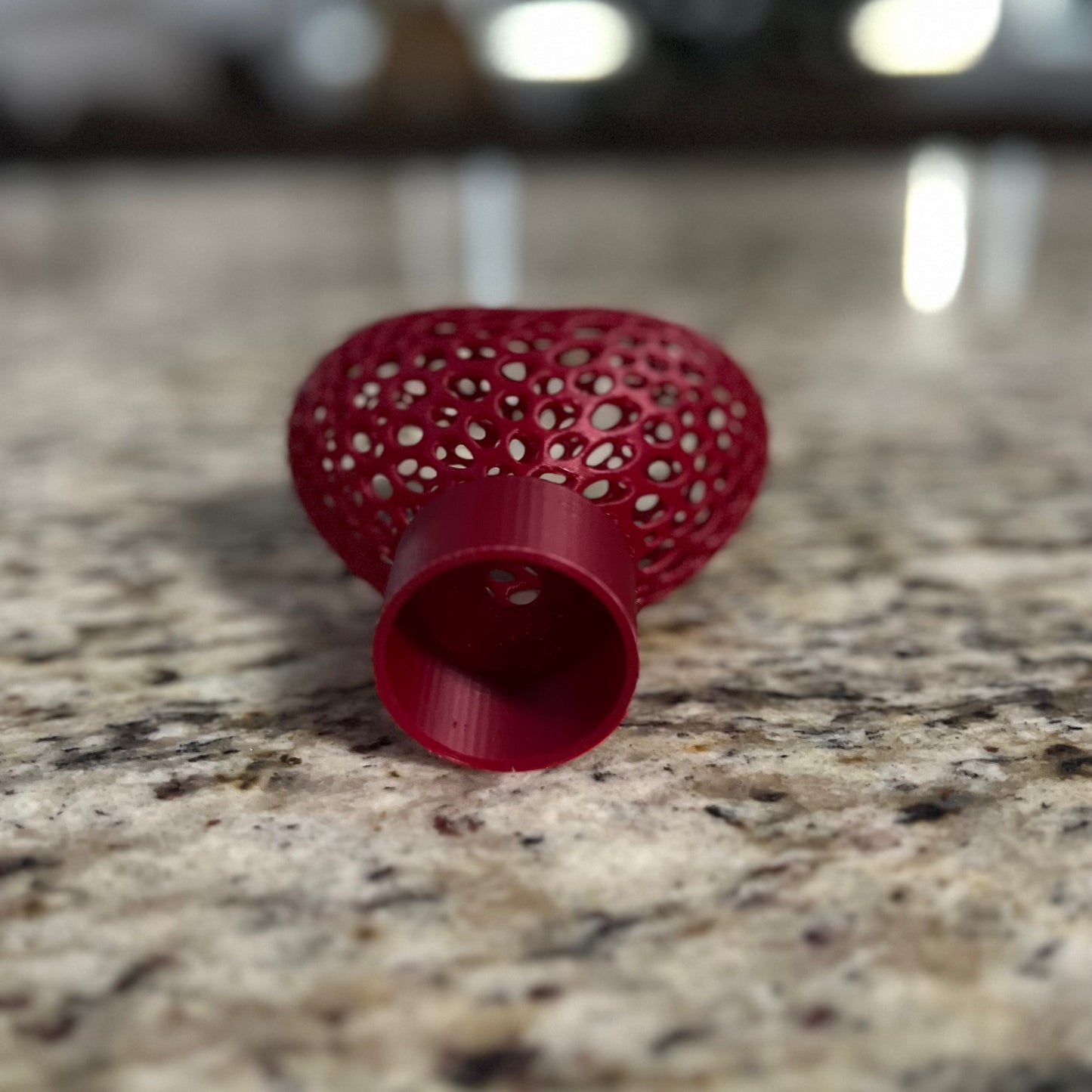 Made by Mike: Heart Filigree Tea Light Holder 3D Printed