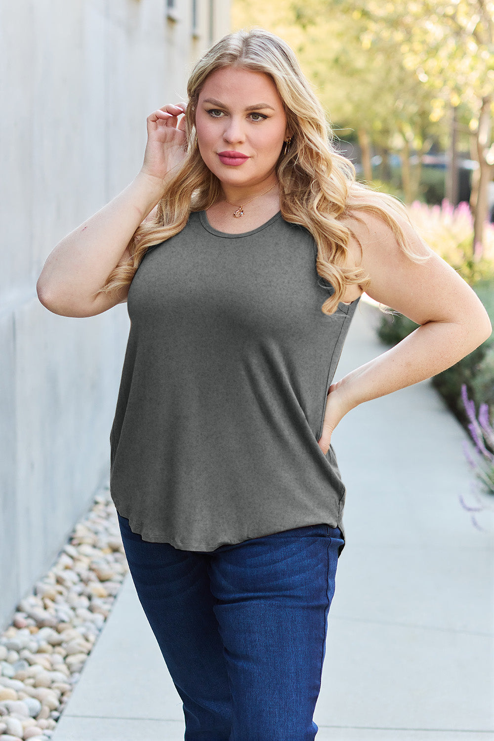 Basic Bae Full Size Round Neck Tank - in 5 Colors!