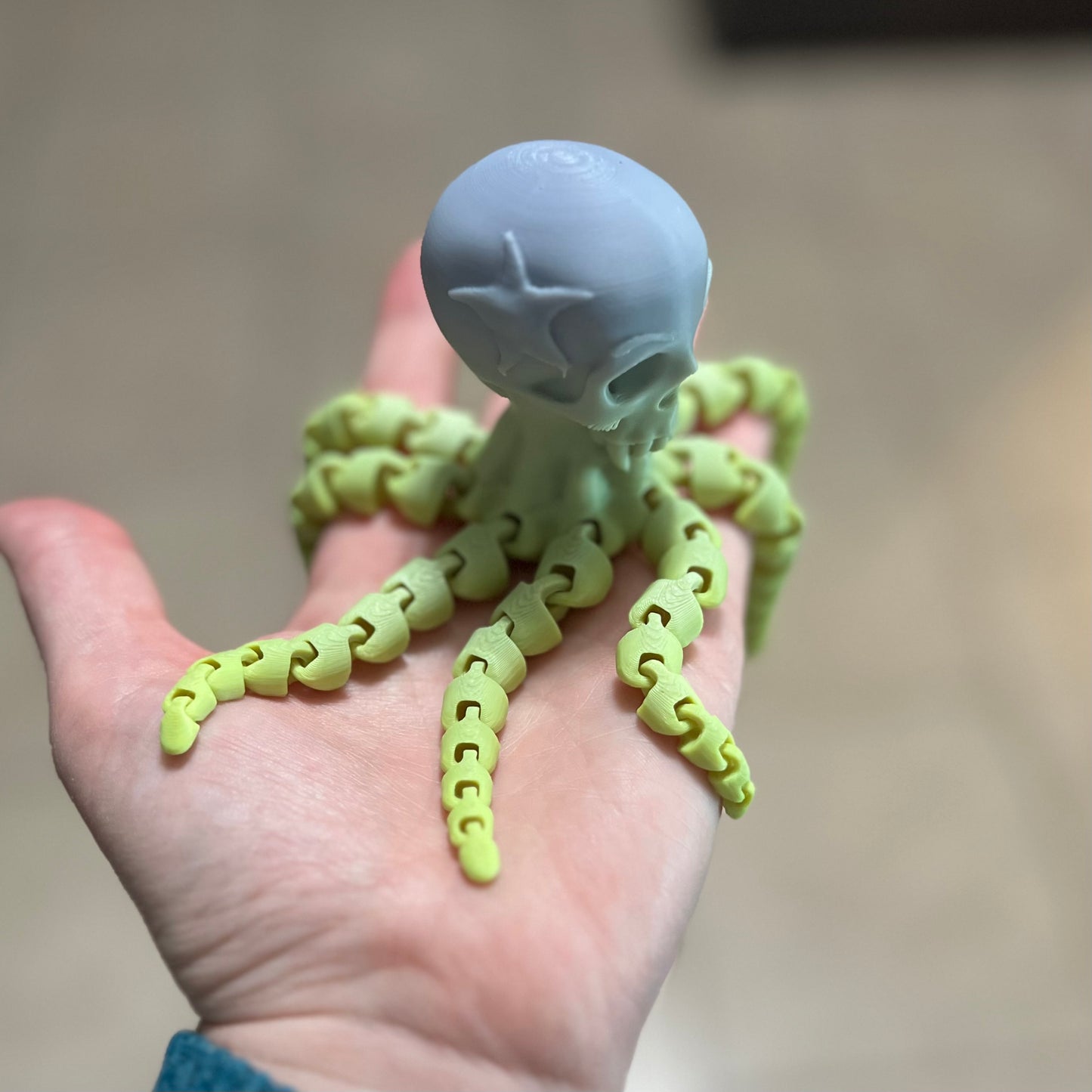 Made by Mike: Skull Octopus 3D Printed Fidget