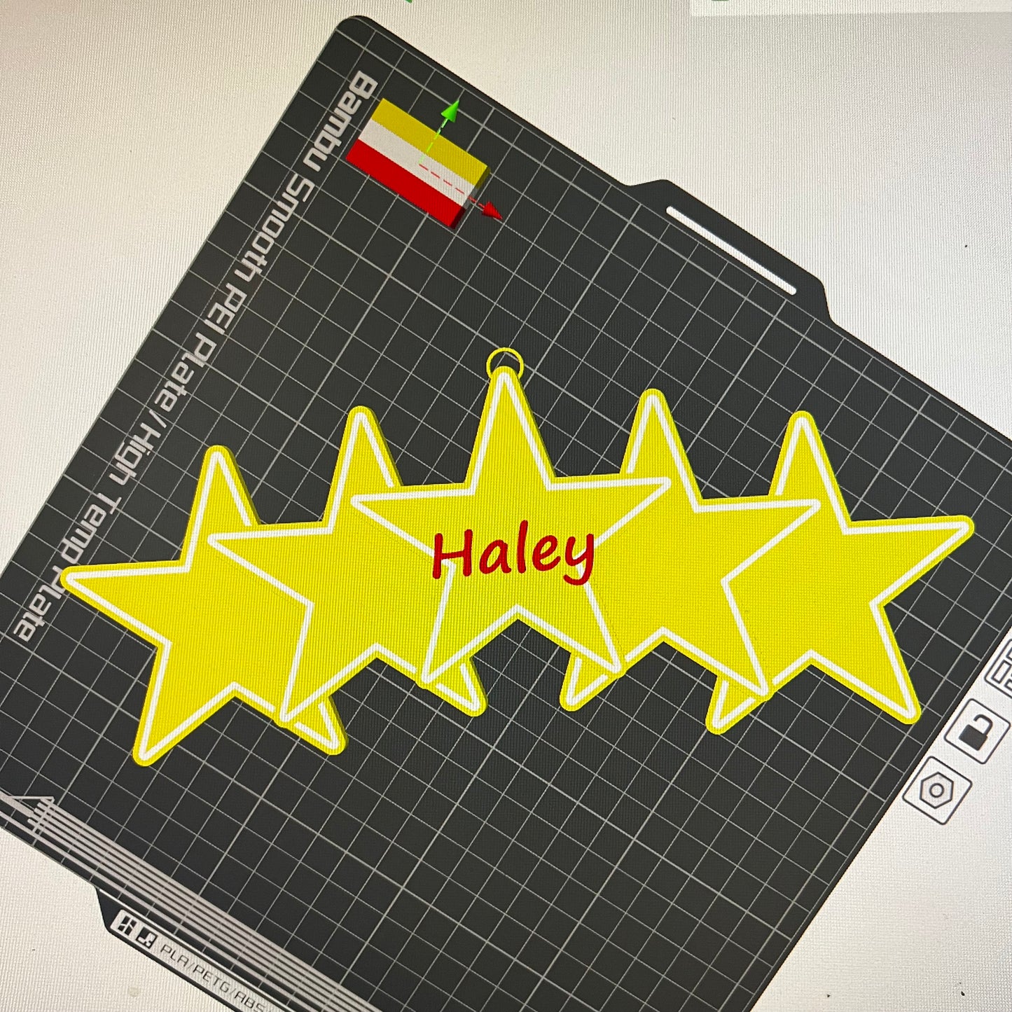 Made by Mike: Custom 5 Star Name Plaque