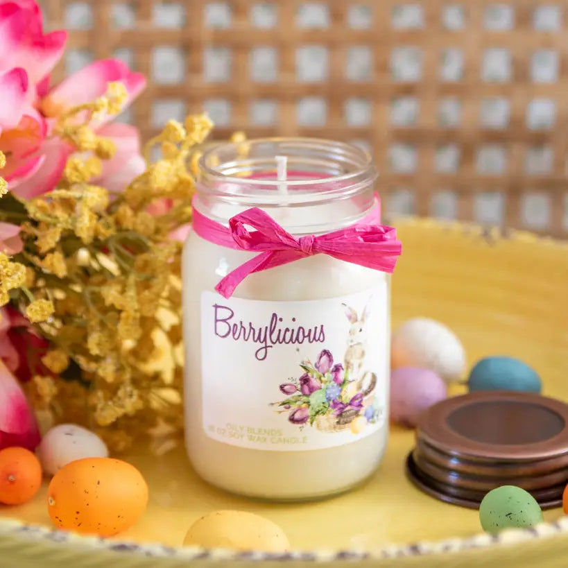 Jumbo Easter Soy Wax Candles - 100 HOUR BURN TIME SOY WAX CANDLES