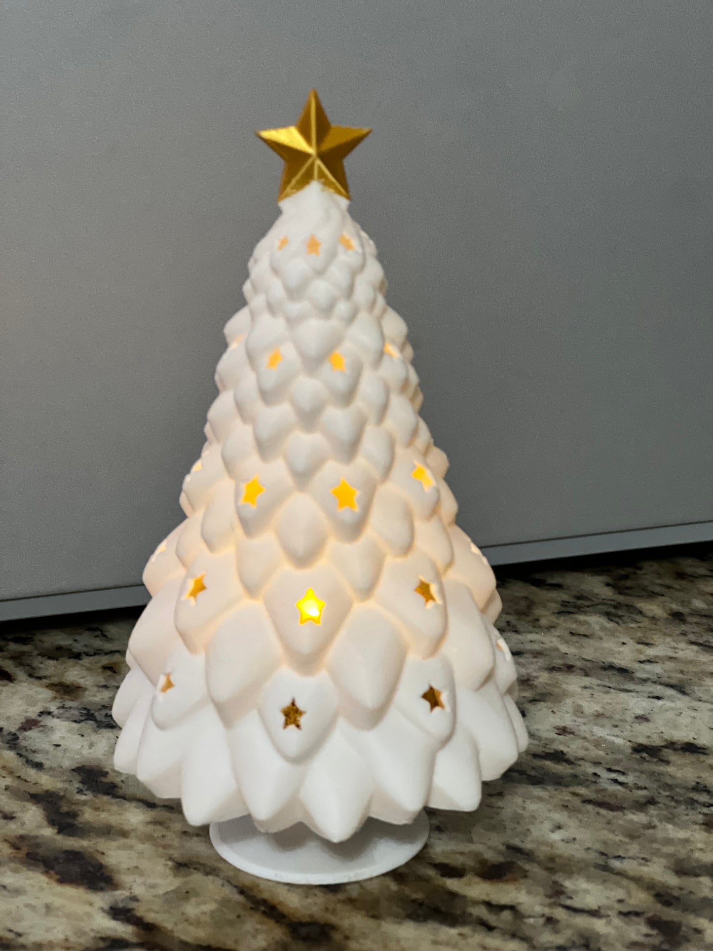 Made by Mike: Mini Christmas Tree Tea Light Holder
