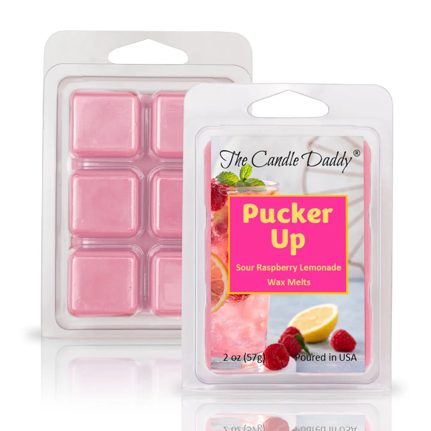 Pucker Up - Raspberry Lemonade Wax Melts - 2oz 6 Cubes