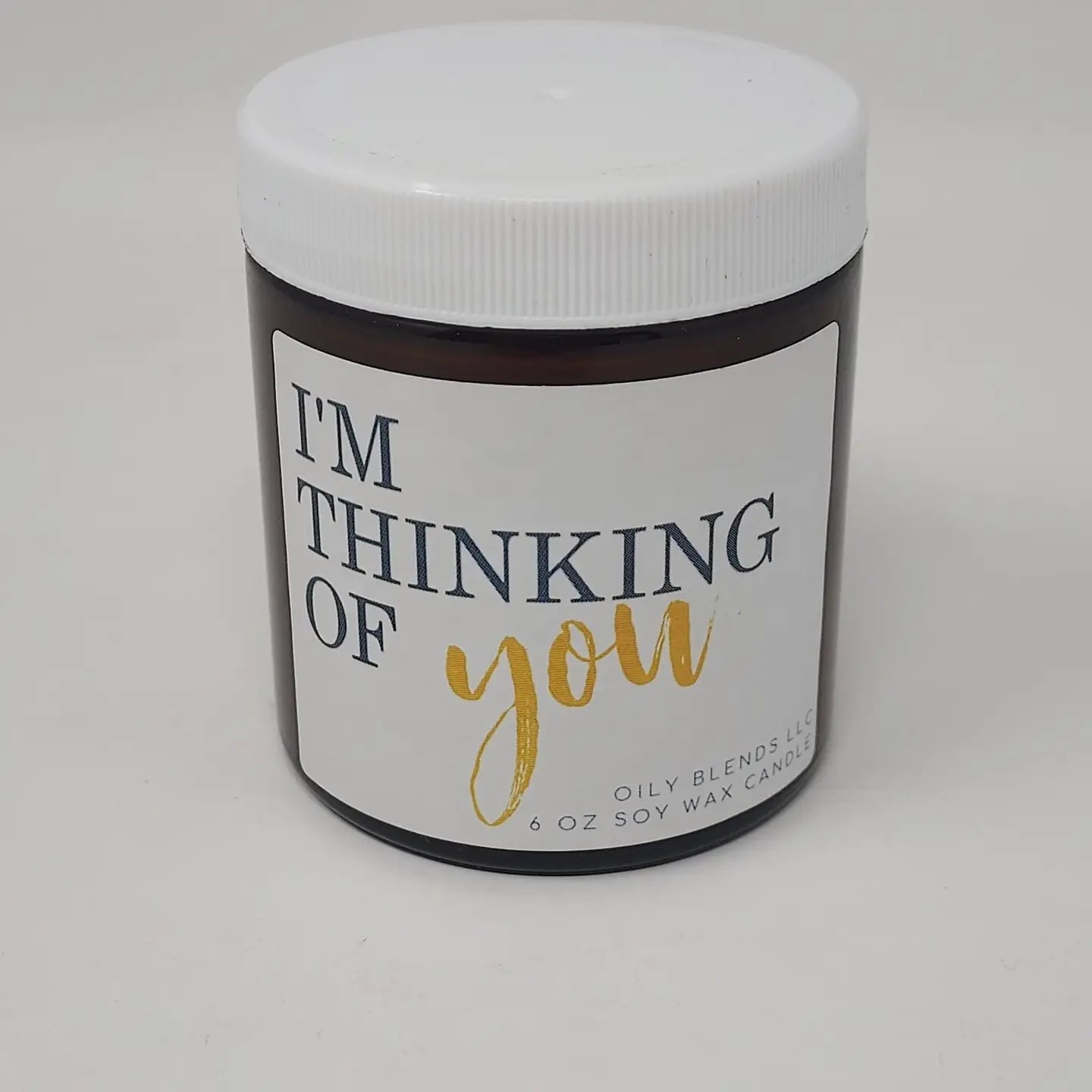 I'm Thinking of You Soy Wax Message Candle - 25 Hr Burn Time