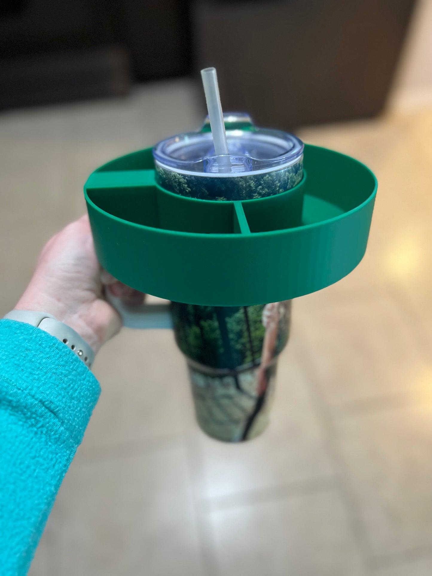 Made by Mike: 40 Oz Tumbler Snack Tray WITH LID