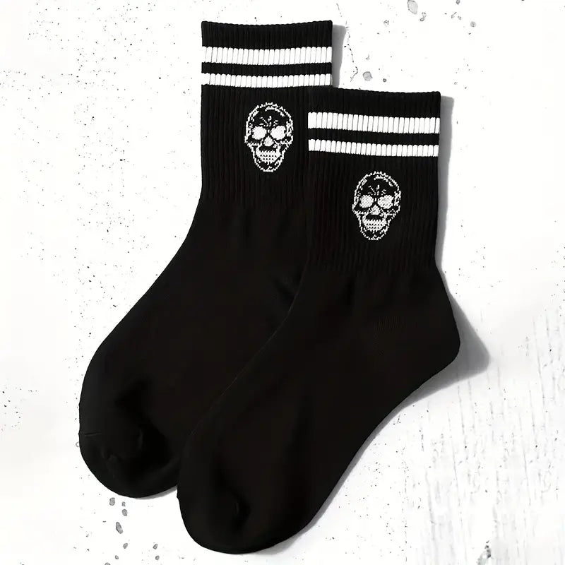 Skull Varsity Tall Socks