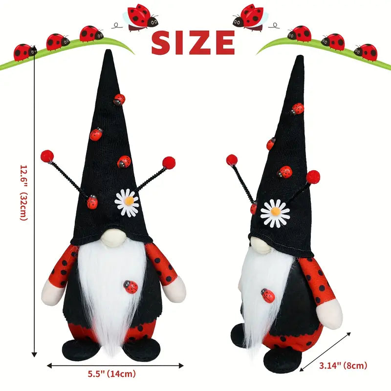 Lady Bug Gnome Set
