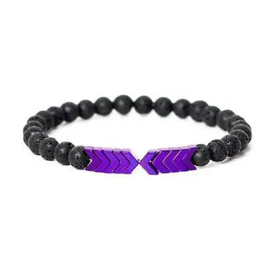 Lava Bead Arrow Bracelets - 5 Color Options!