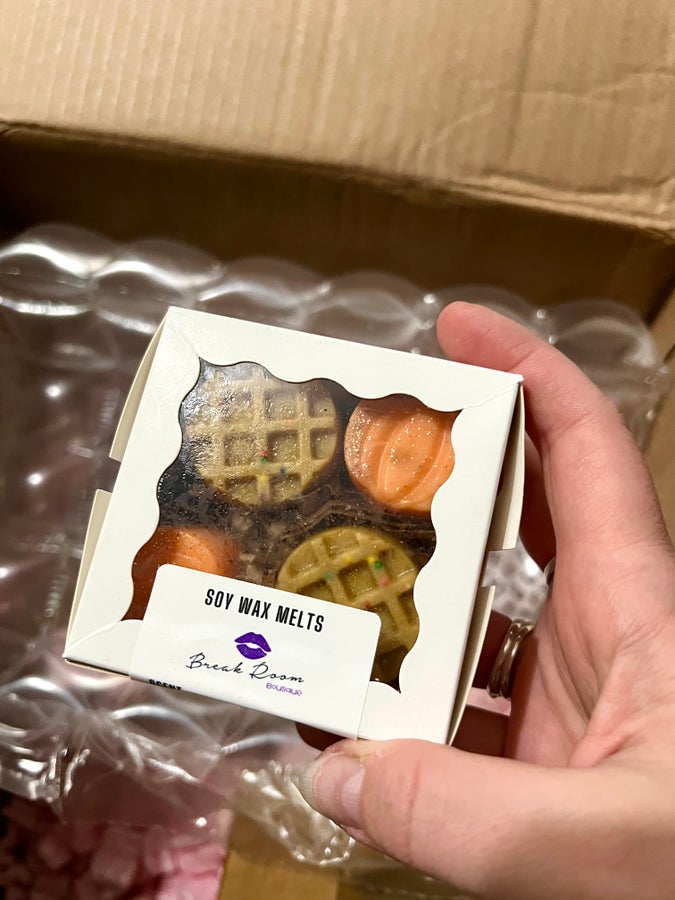 READY TO SHIP Soy Wax "Food" Bakery Box Melts