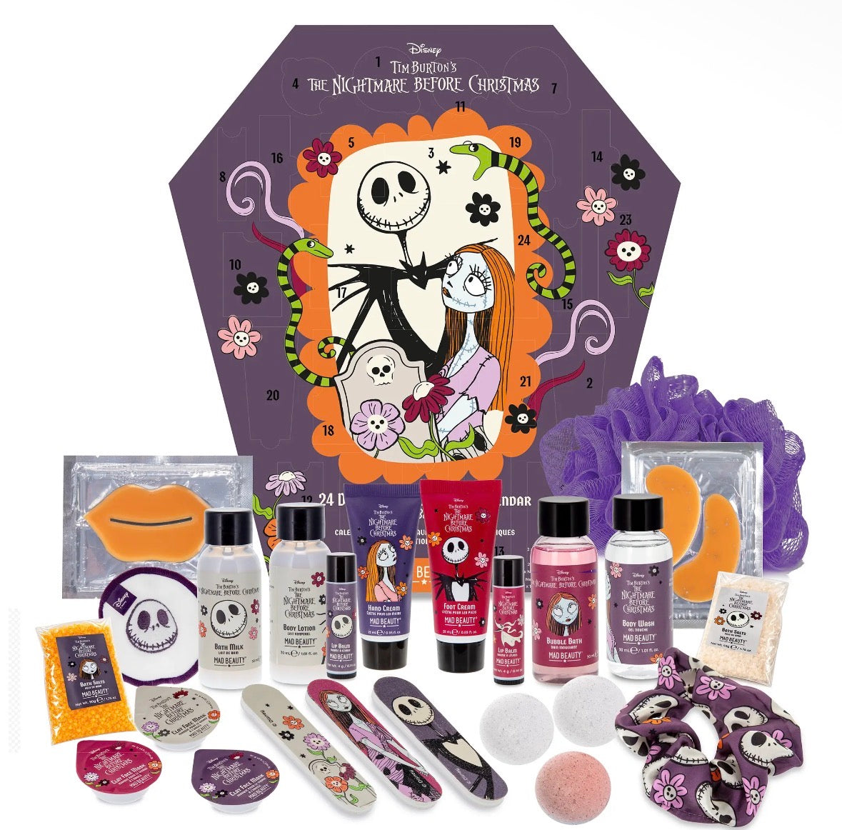 PREORDER Mad Beauty x Nightmare Before Christmas 24 Day Advent Calendar