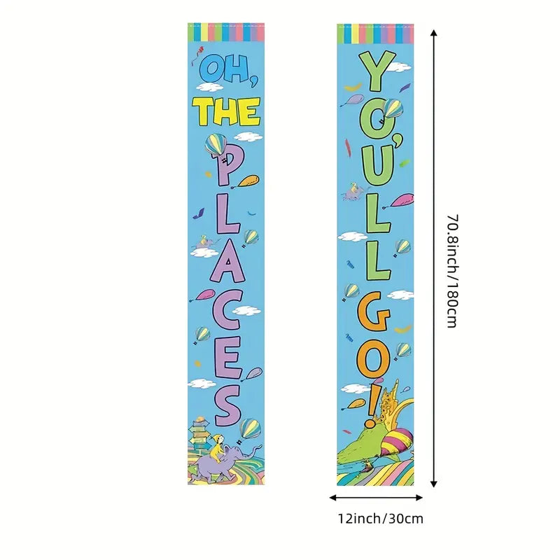 The Places You'll Go Door Banners