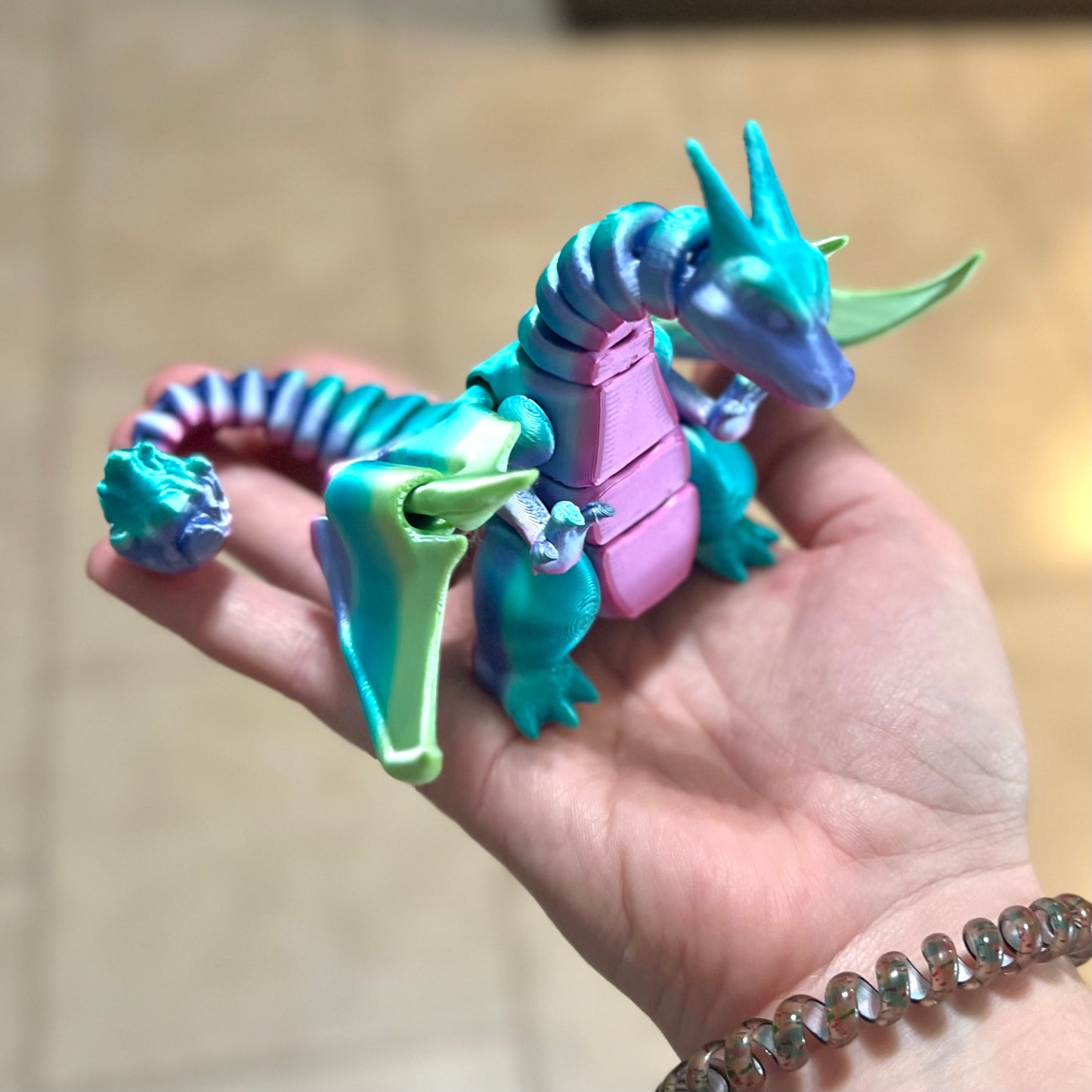Made by Mike: 3D Printed Fire Breathing Dragon Fidget