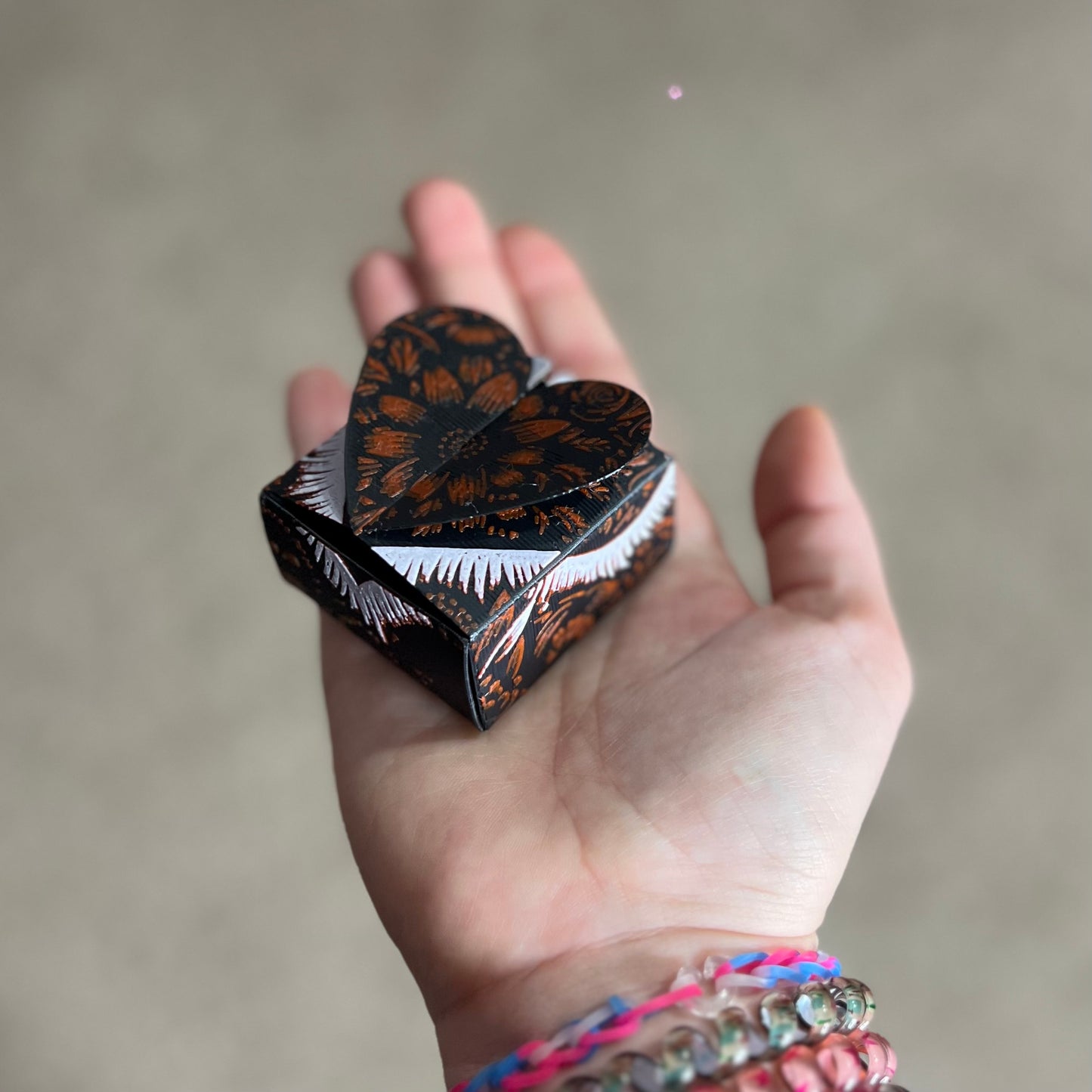 Made by Mike: Mystery 3D Printed Folding Heart Box