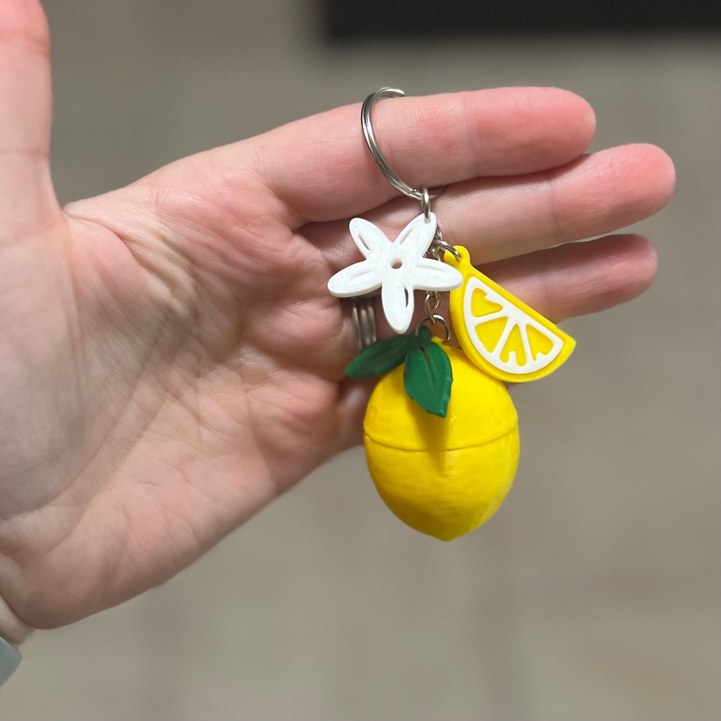 Made by Mike: Lemon Pill Holder Keychain