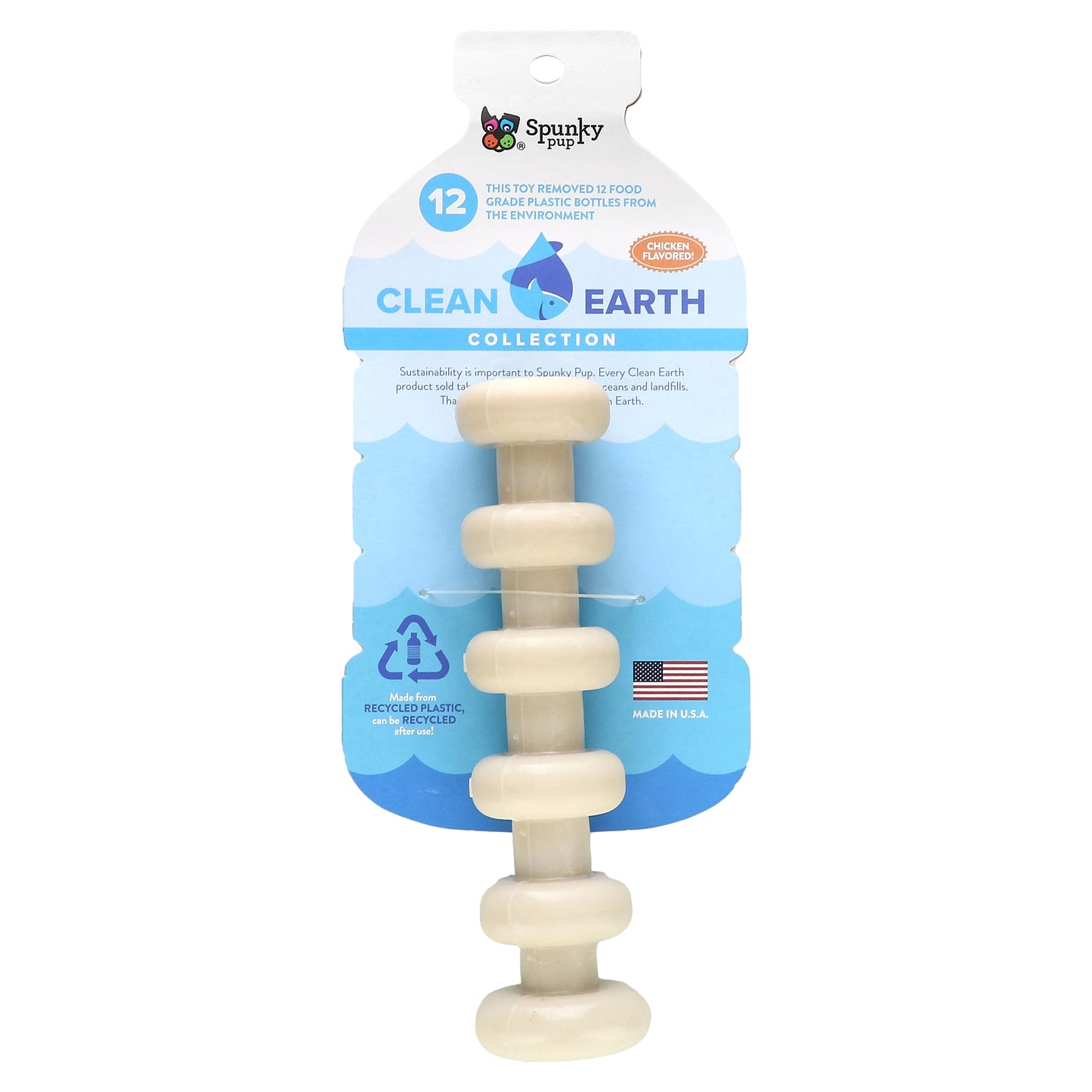 Clean Earth Hard Chew Stick - Chicken Flavored