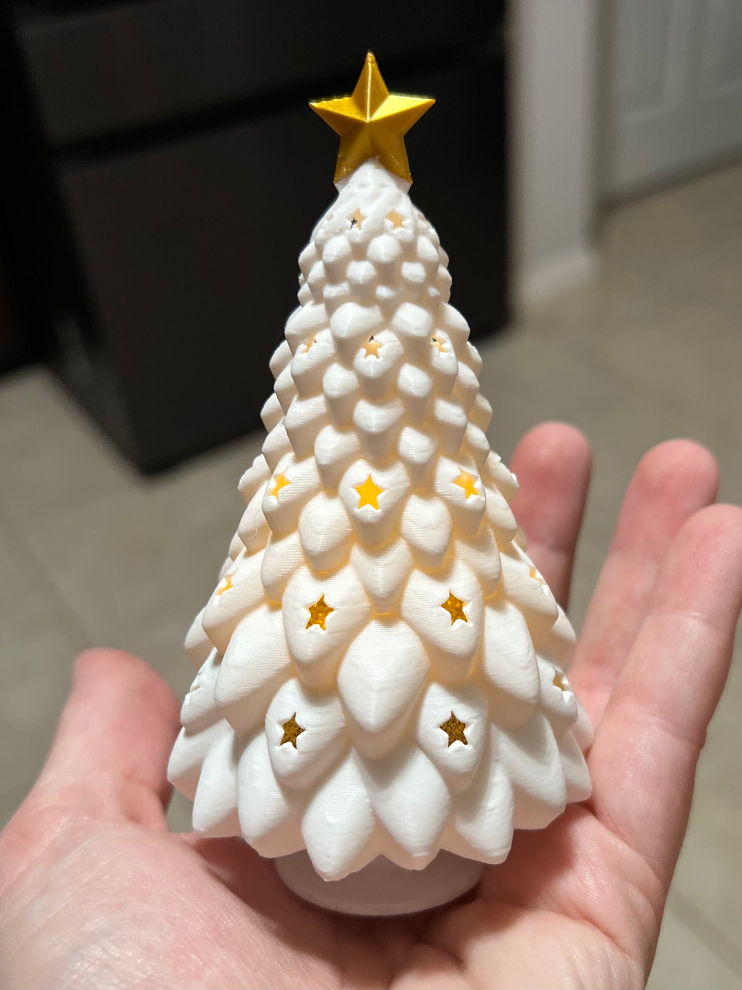 Made by Mike: Mini Christmas Tree Tea Light Holder