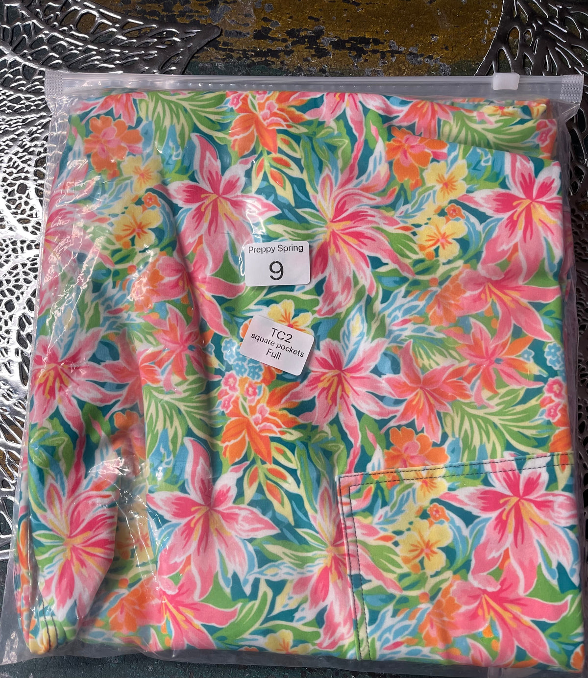Preppy Spring Floral - TC2 Leggings