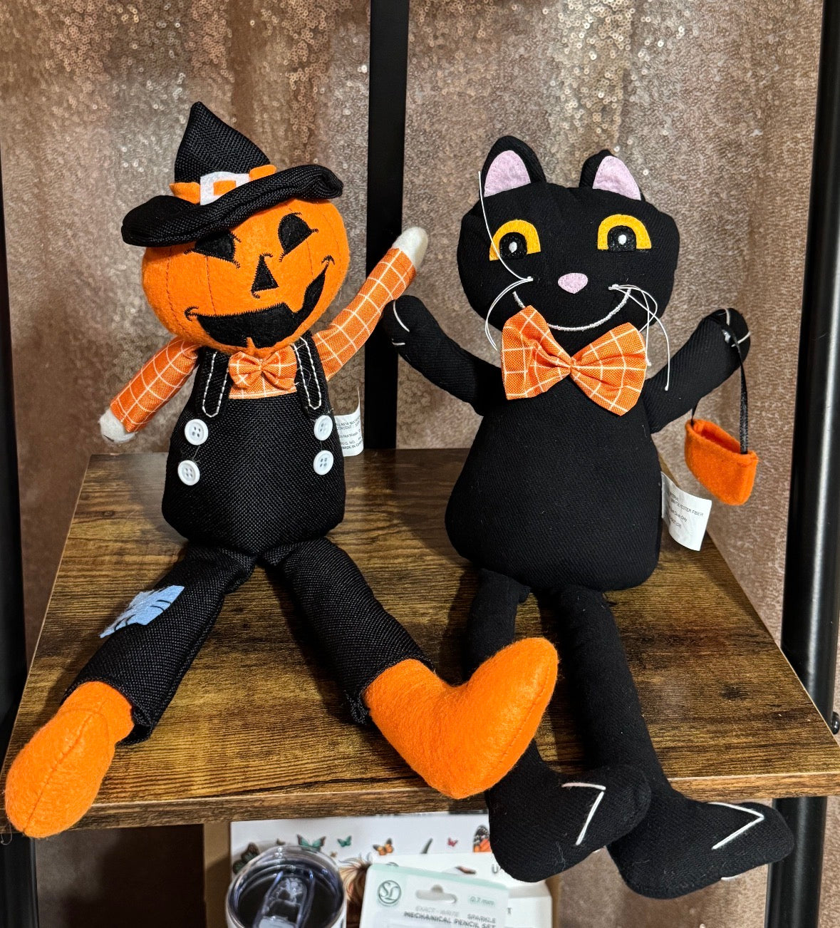 Sitting Halloween Plush Decor