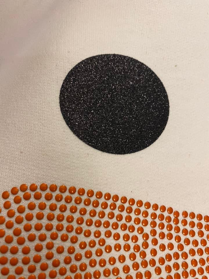 BLINGED Snowman Face CUSTOM Graphic