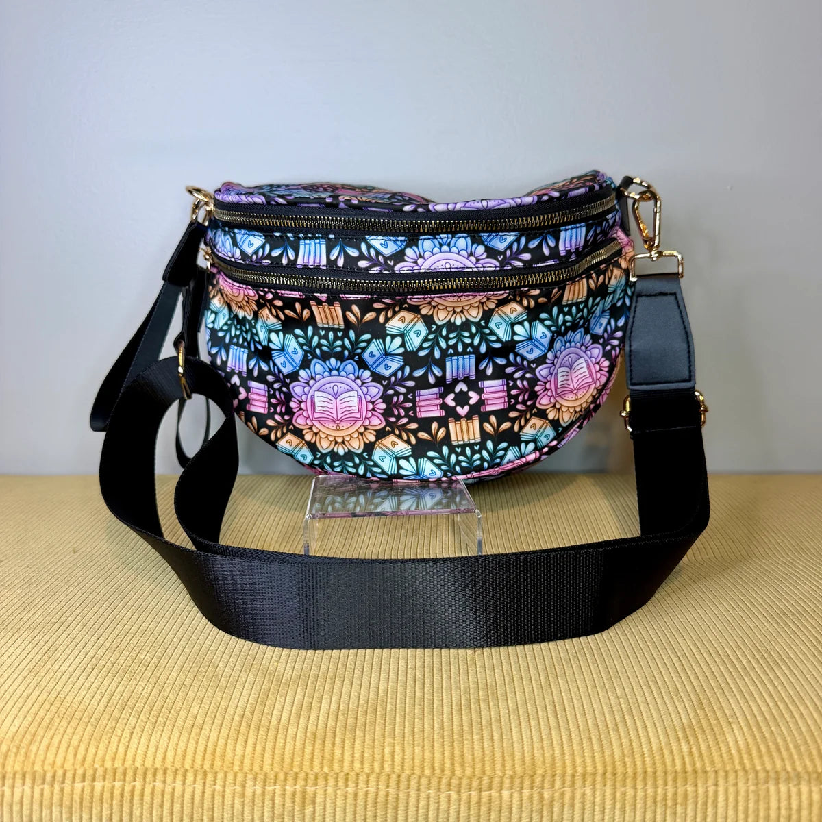 The Roni Nylon Crossbody - Book Mandala