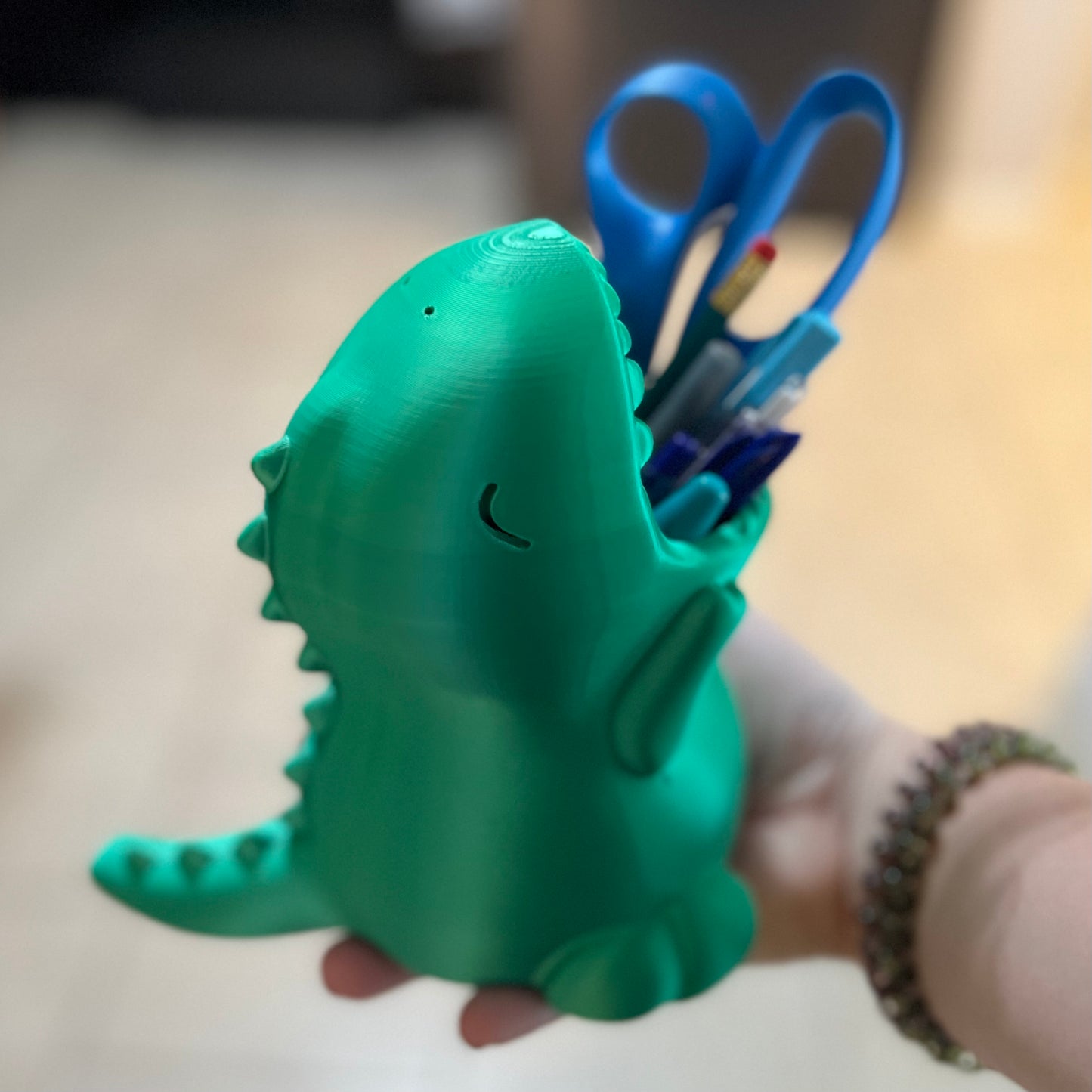 Made by Mike: Dinosaur Pencil Holder