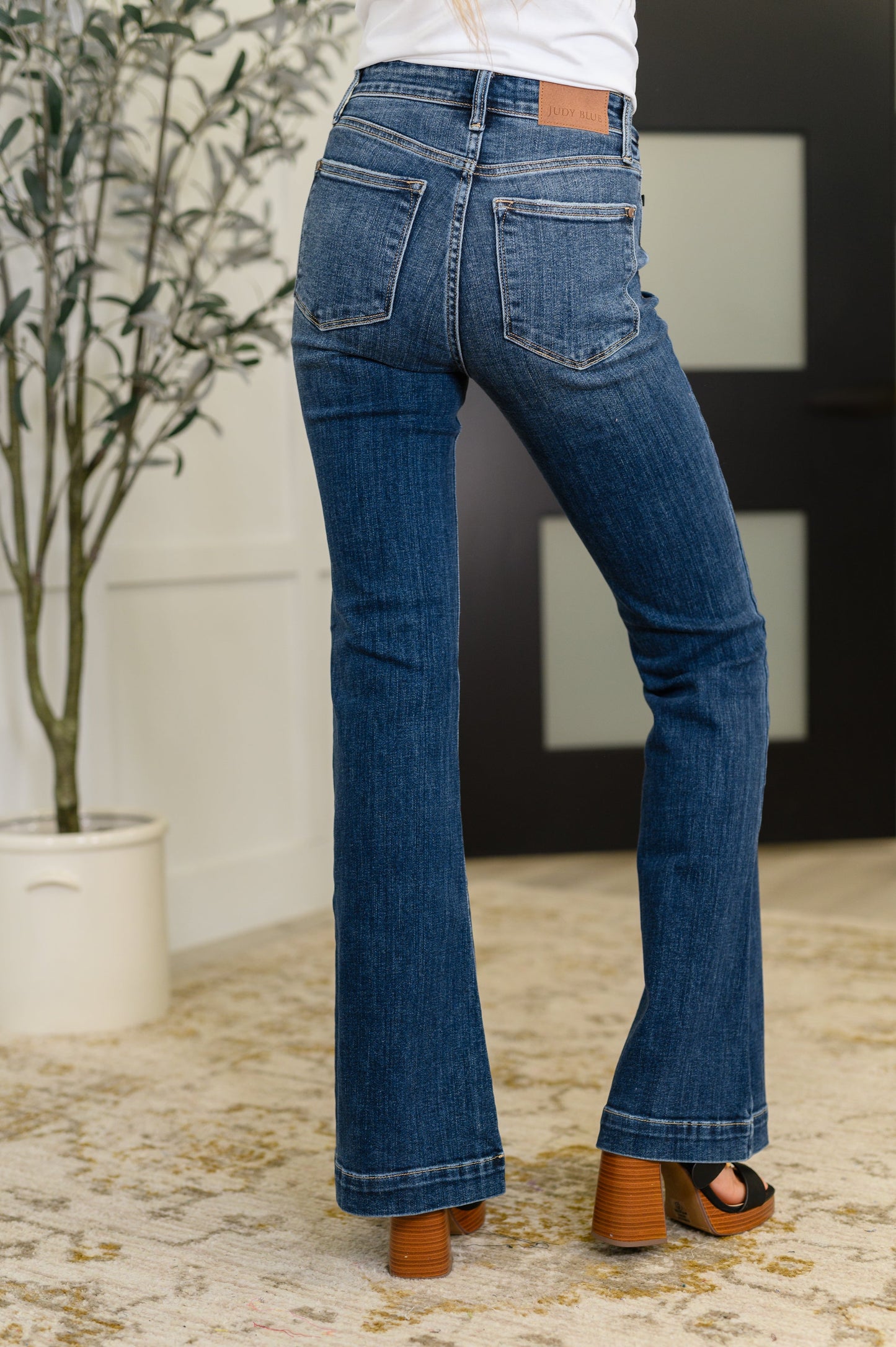 Bonnie High Waist Trouser Flare Judy Blue Jeans