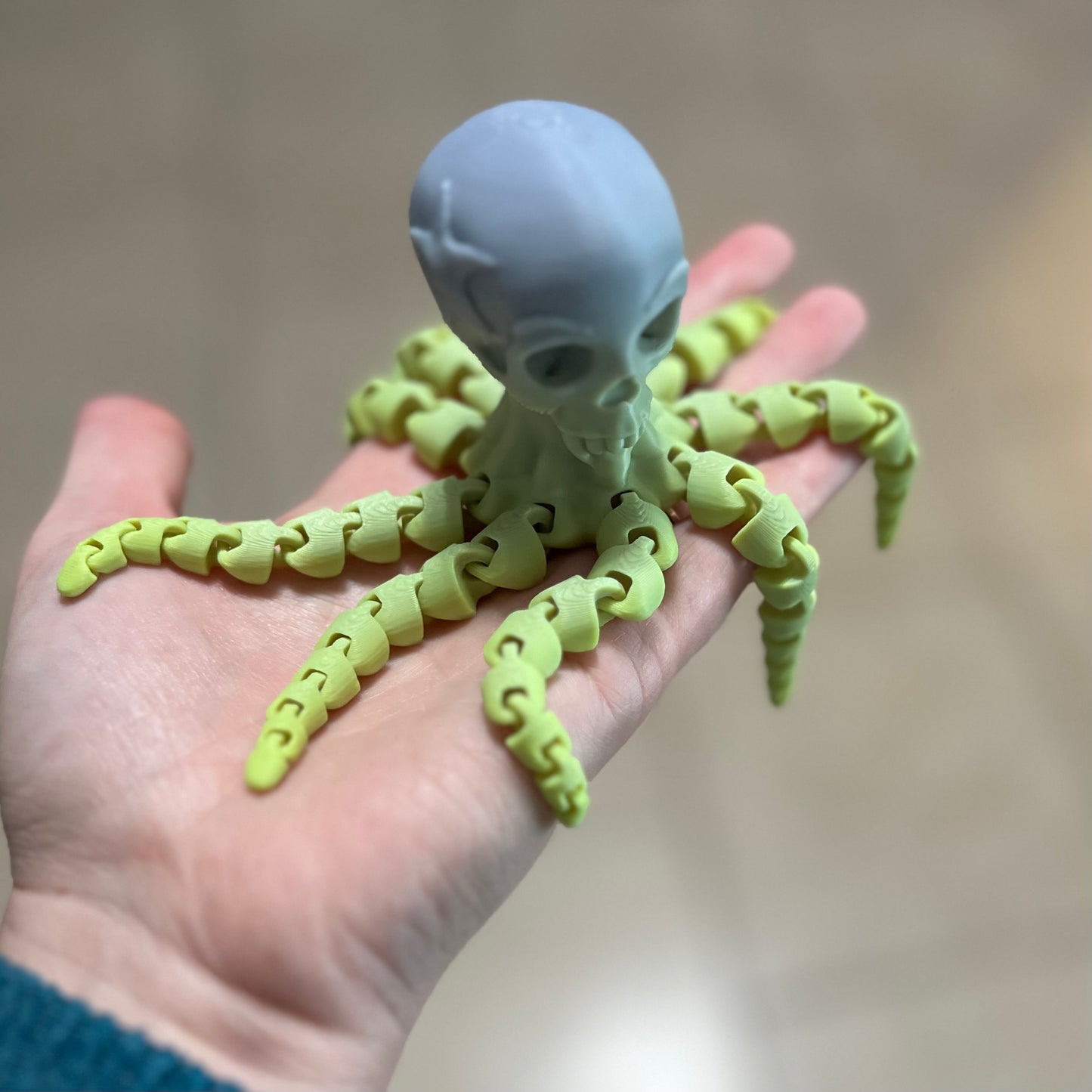 Made by Mike: Skull Octopus 3D Printed Fidget