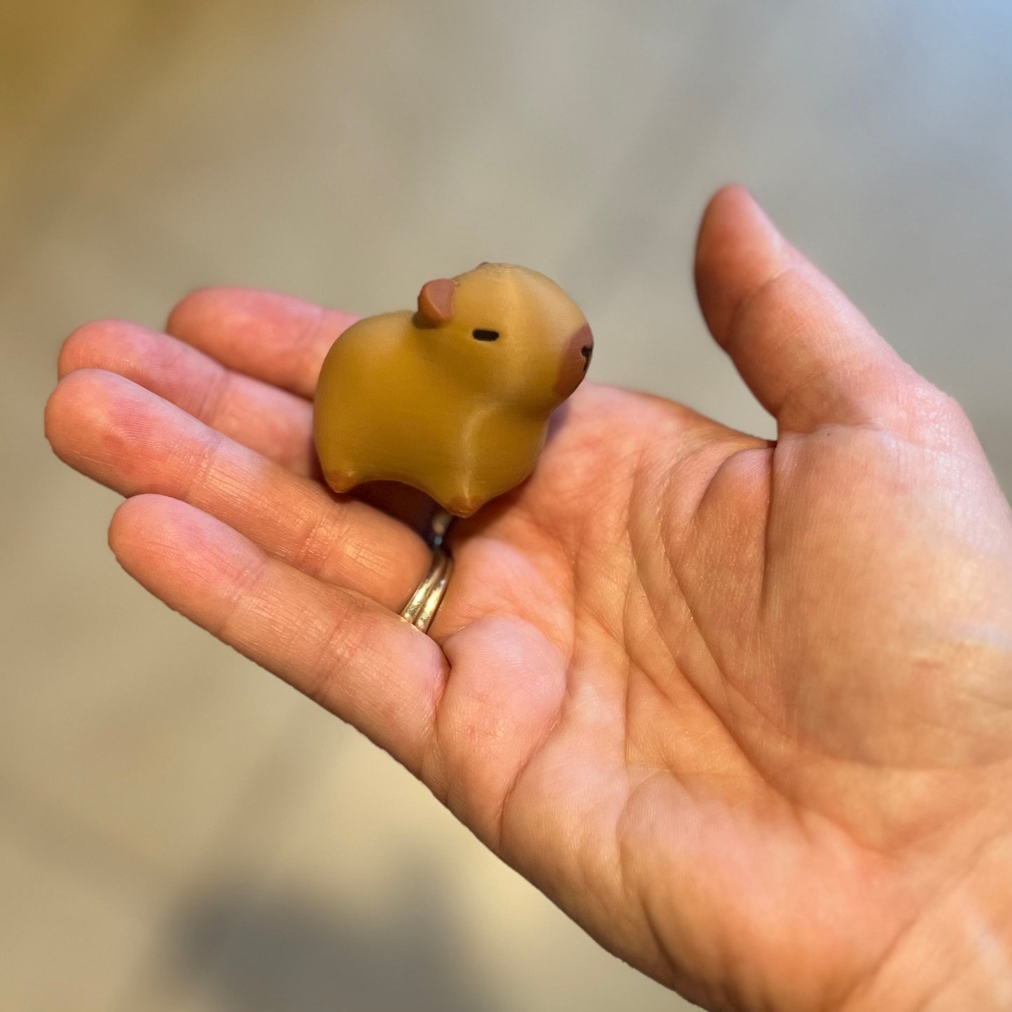 Made by LENNOX: Tiny Capybara 3D Printed
