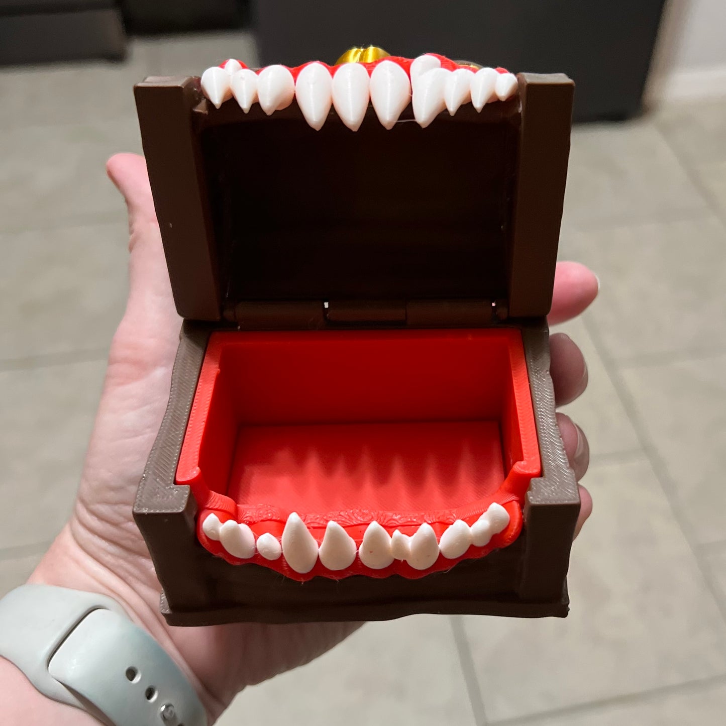 READY TO SHIP Made by Mike: Monster Teeth Chest