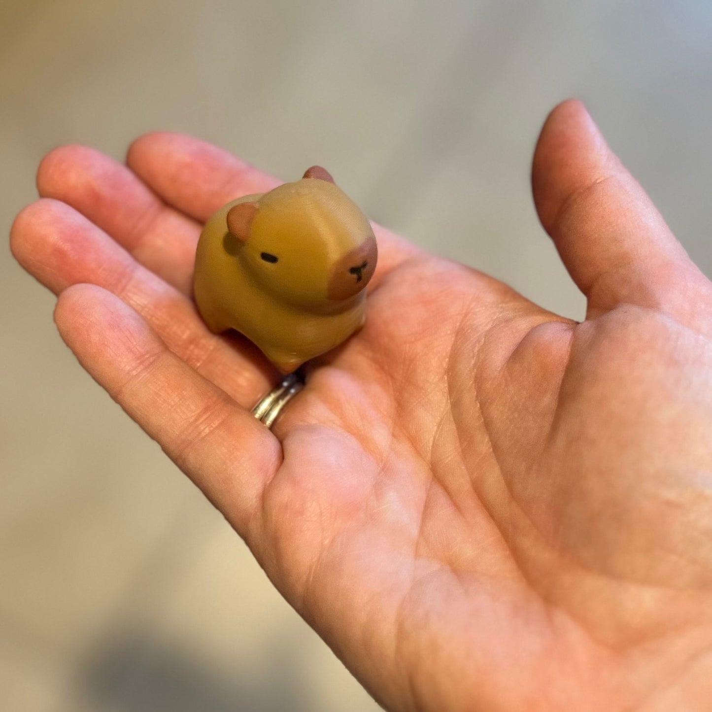 Made by LENNOX: Tiny Capybara 3D Printed