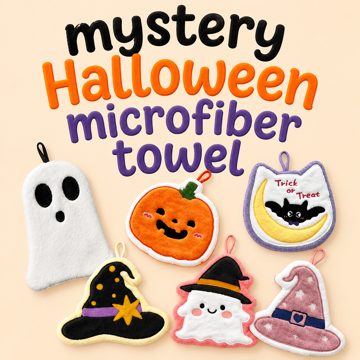 Mystery Halloween Microfiber Towel