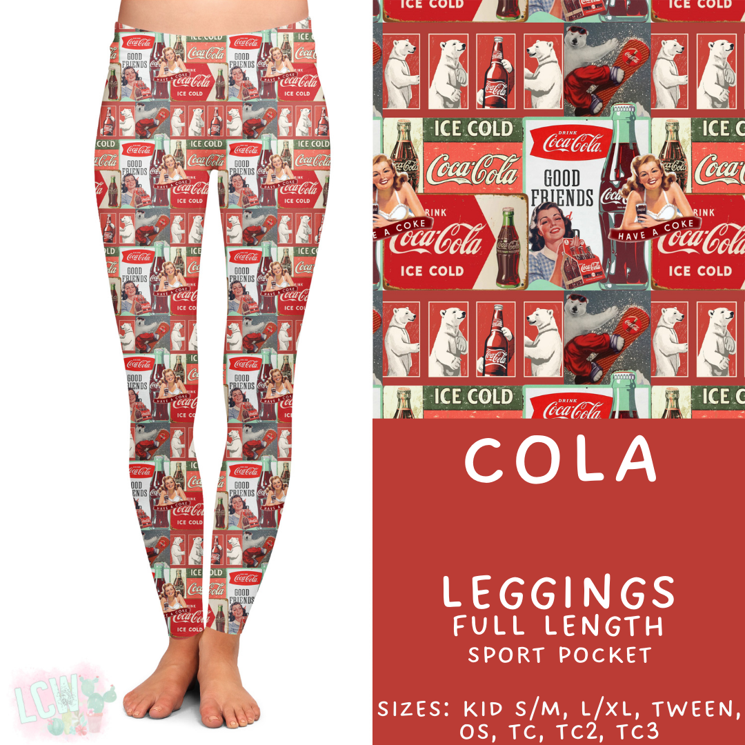 Cola Leggings Adults & Kids - PREORDER Batch #485 - ETA Early April