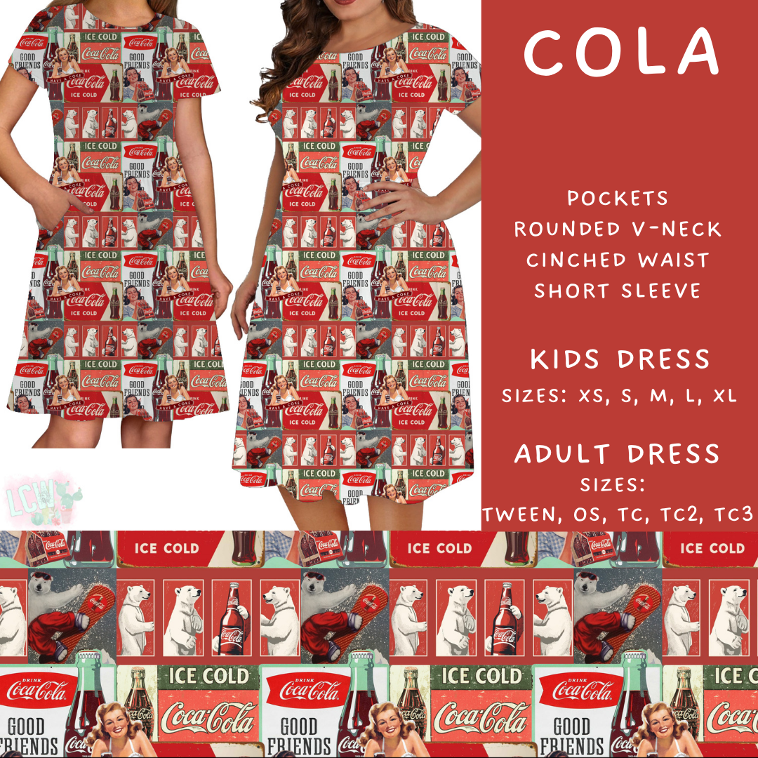 Cola Adult & Kids Dress - PREORDER Batch #485 - ETA Early April