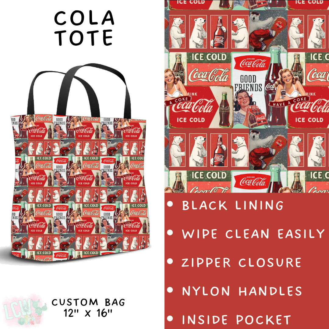 Cola Tote - PREORDER Batch #485 - ETA Early April