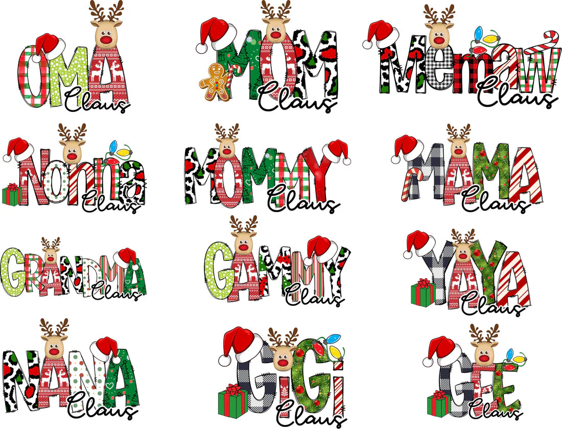 Custom Claus Name CUSTOM Graphic