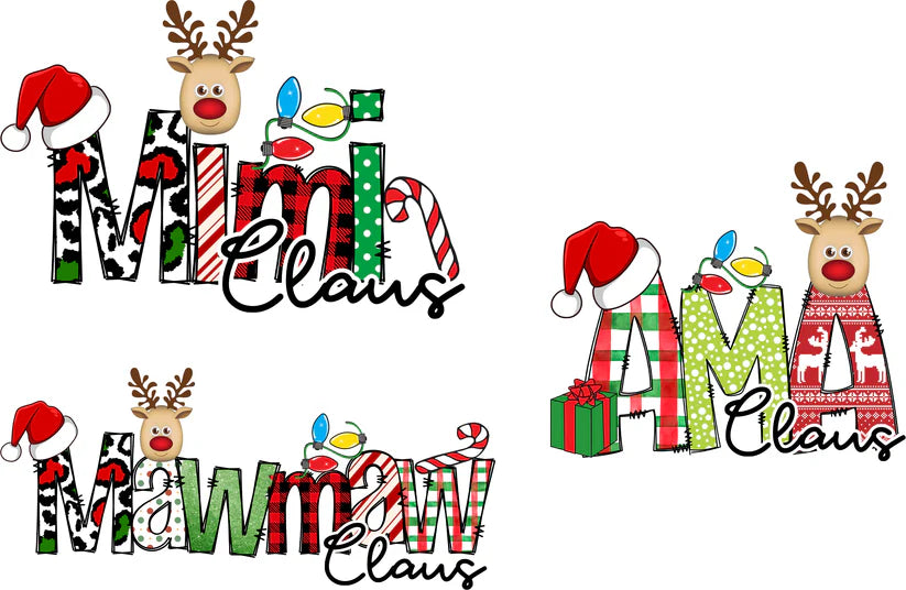 Custom Claus Name CUSTOM Graphic