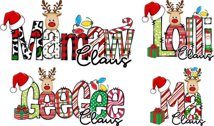 Custom Claus Name CUSTOM Graphic
