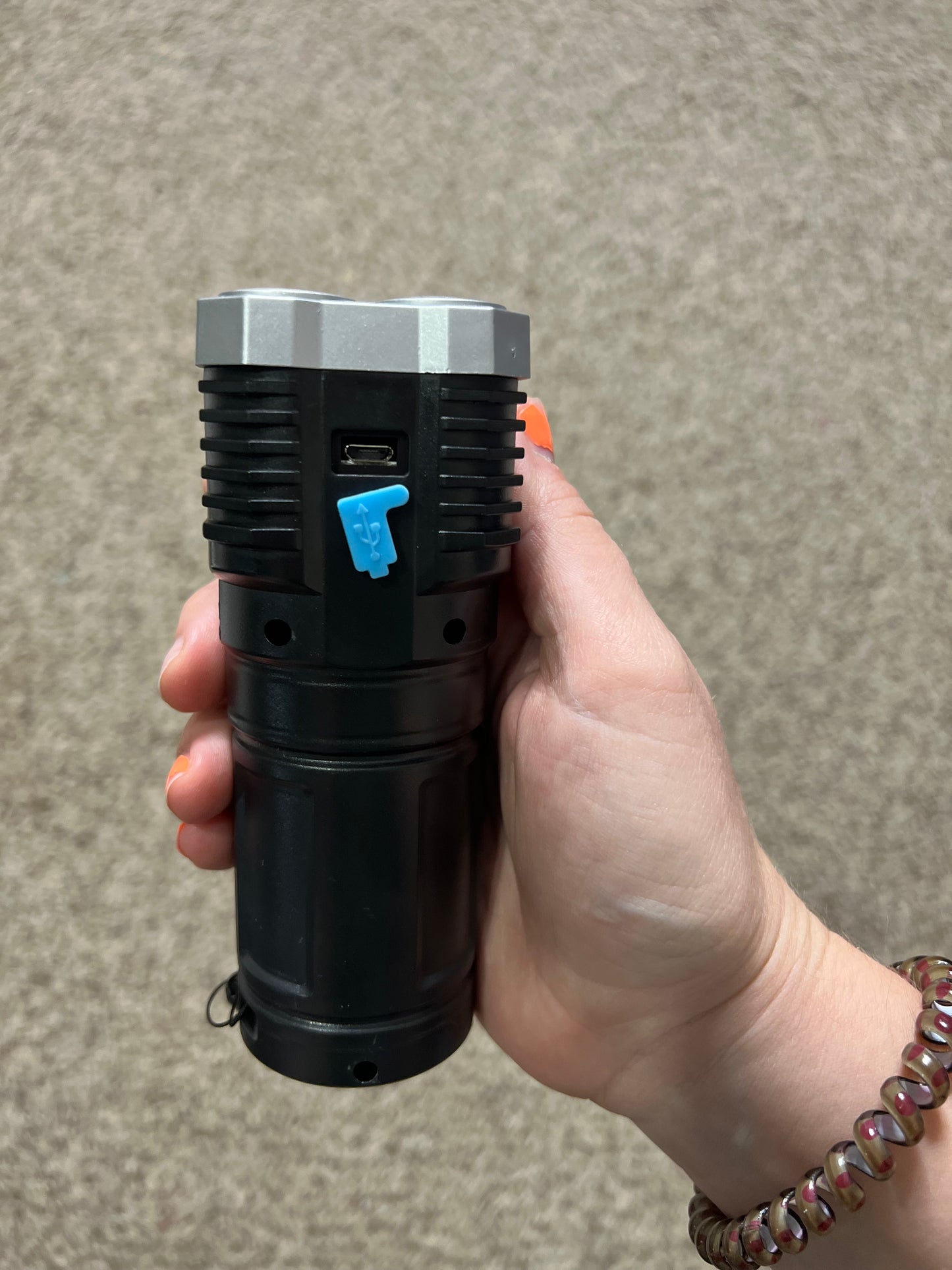 Ultra Bright LED Rechargeable 4 Function Flashlight