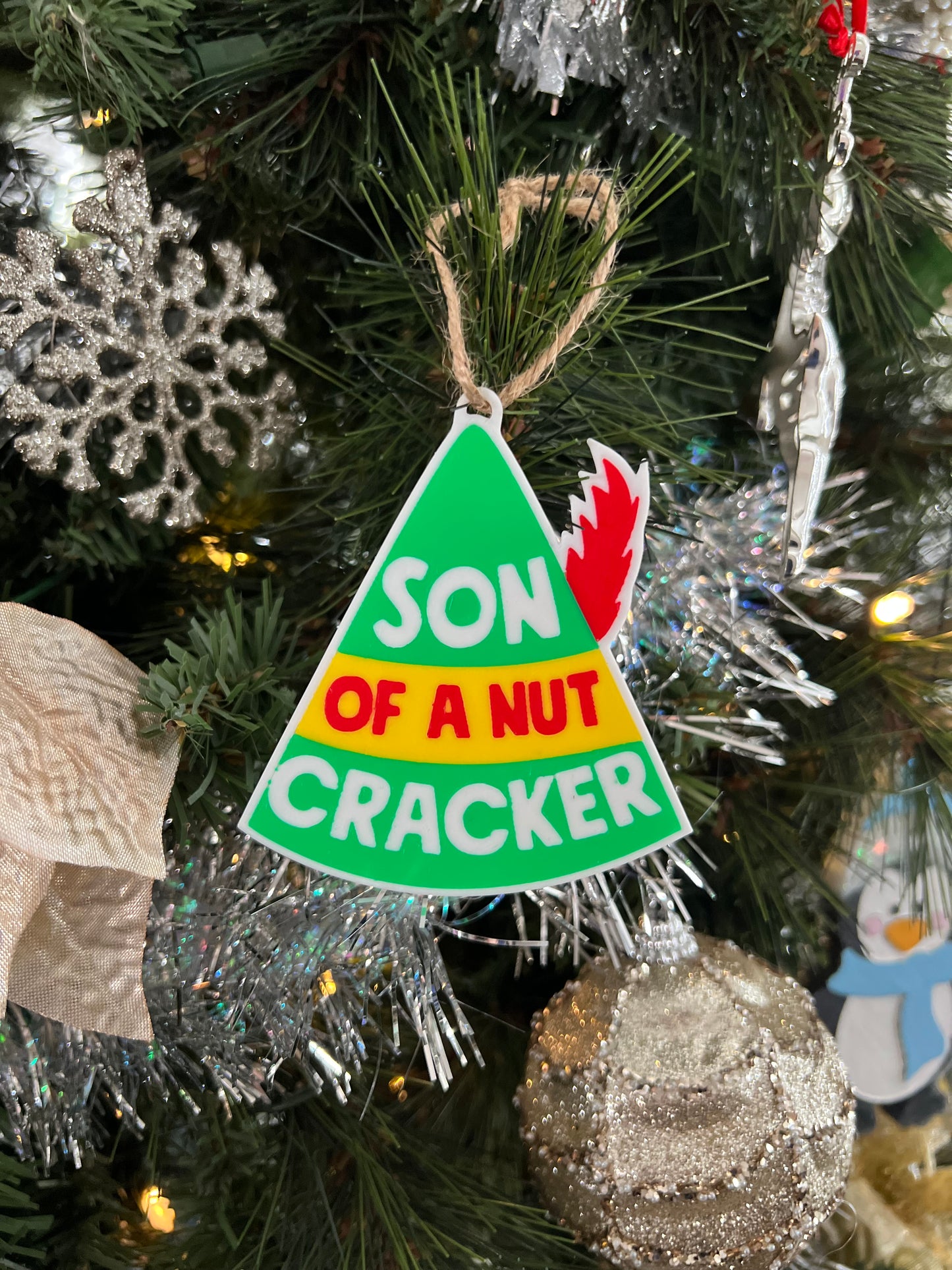 Made by Mike: Son of a Nutcracker Ornament 3D Printed