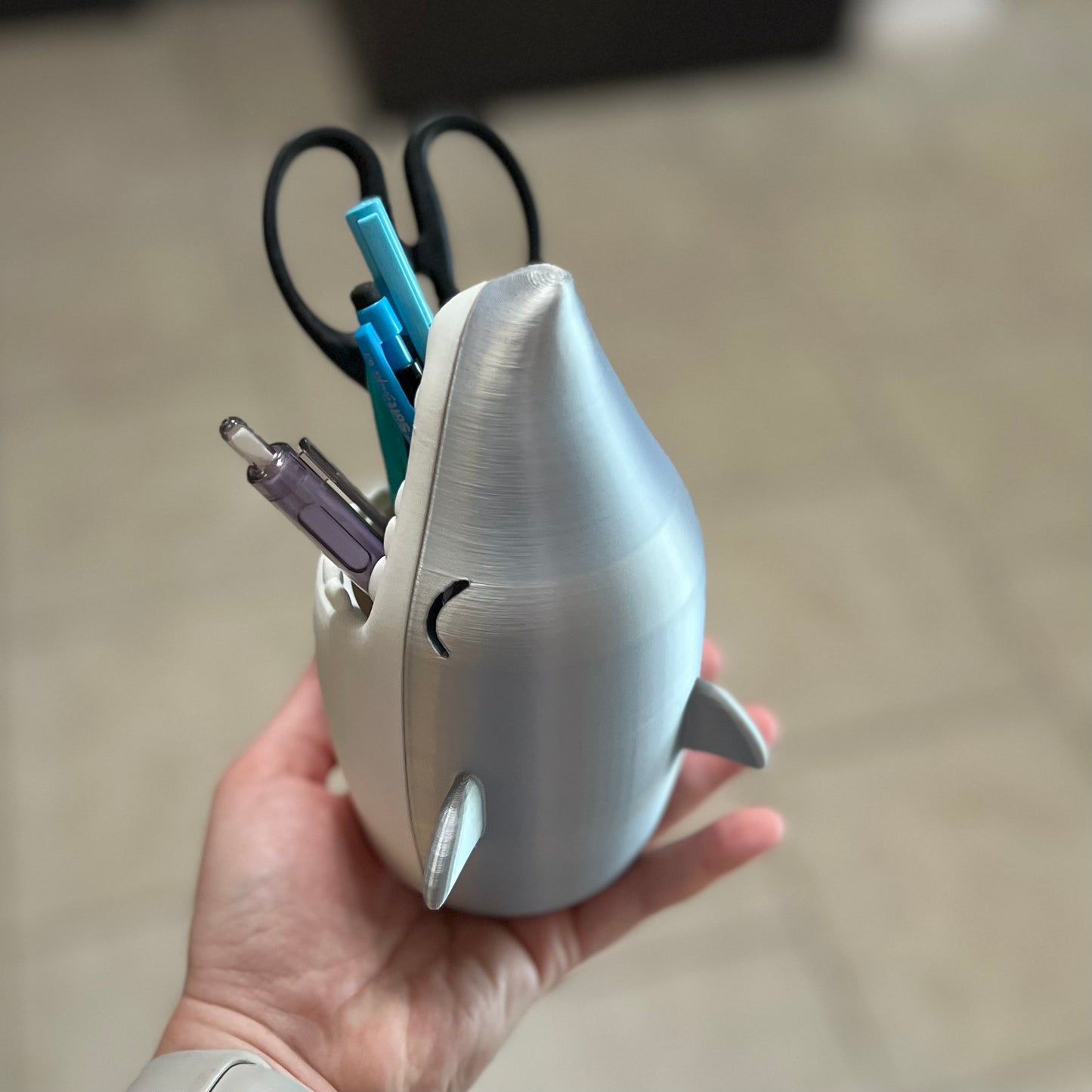 Made by Mike: Shark Pencil Holder