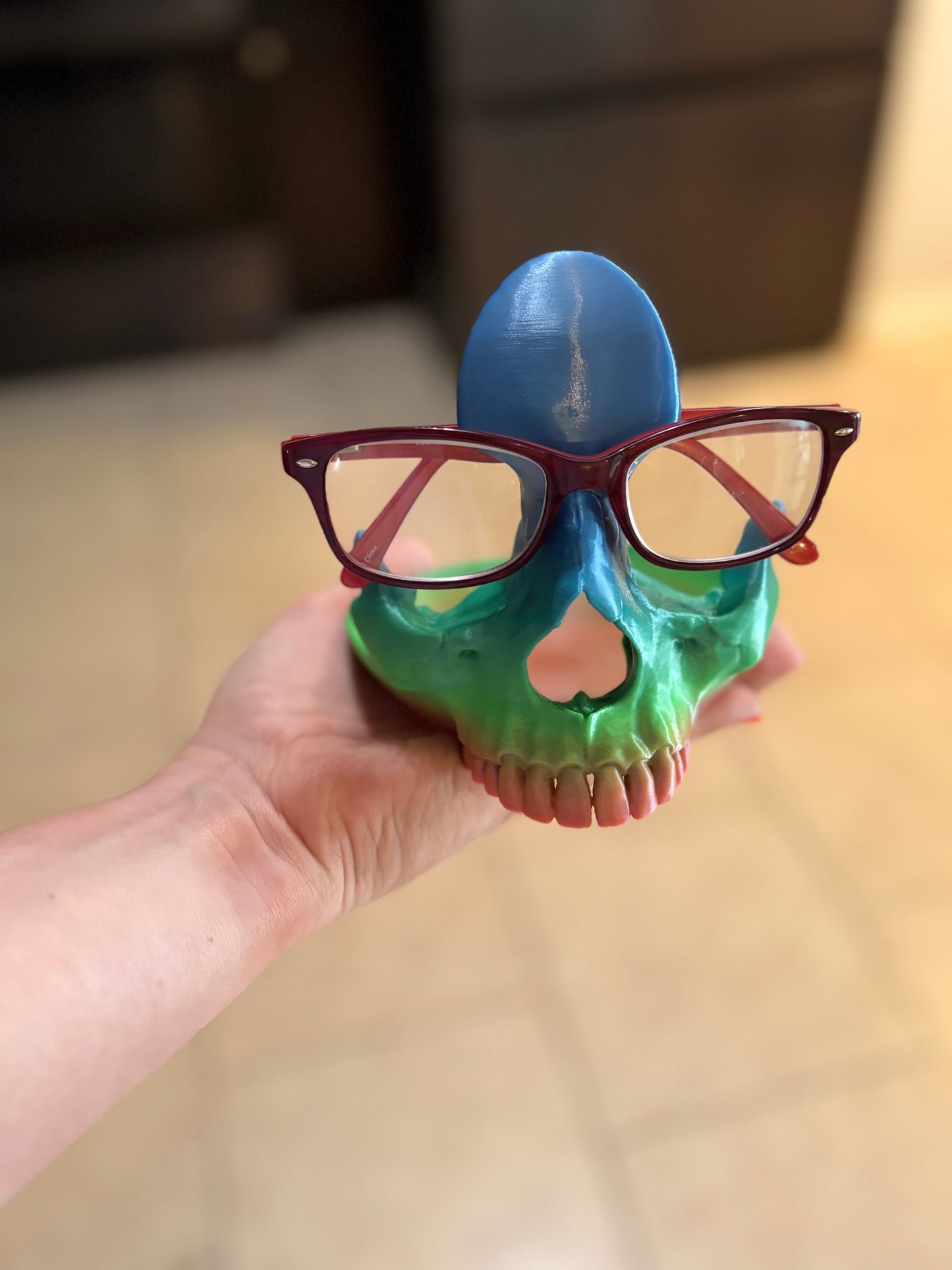 Made by Mike: Skull Glasses/Keys/Change Holder
