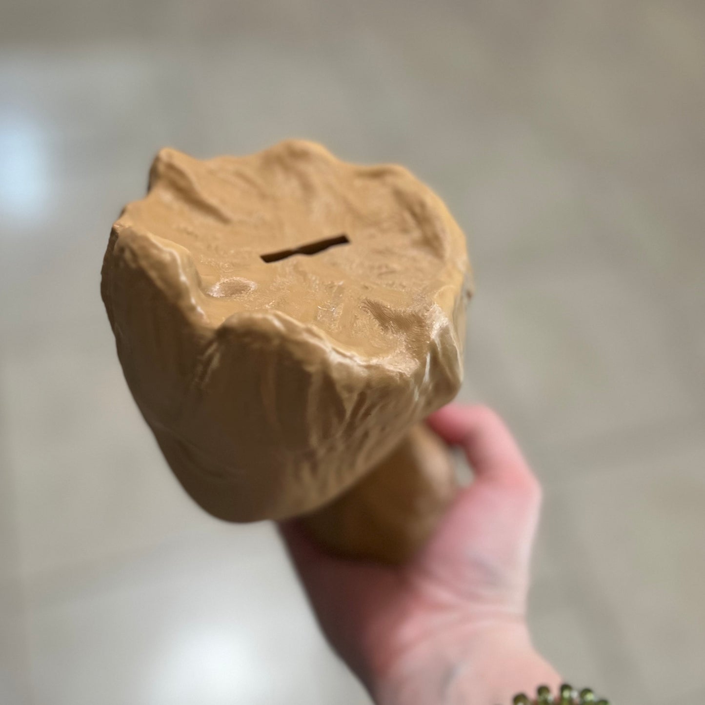 Made by Mike: Tree Man Openable Piggy Bank