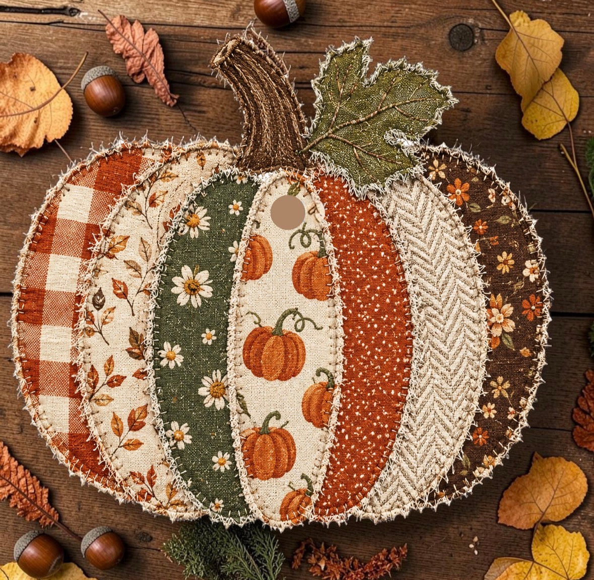 Patchwork Pumpkin Freshie