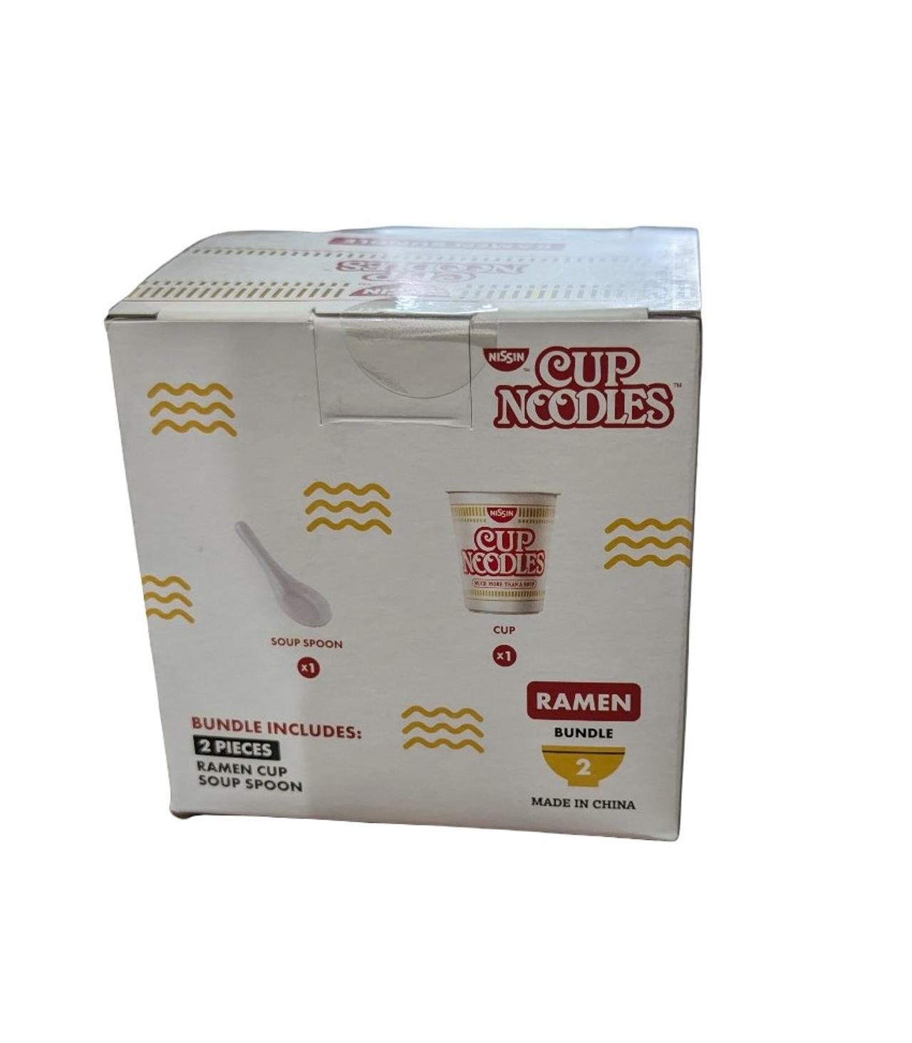 Cup Noodles 2 Piece Bowl and Spoon Set