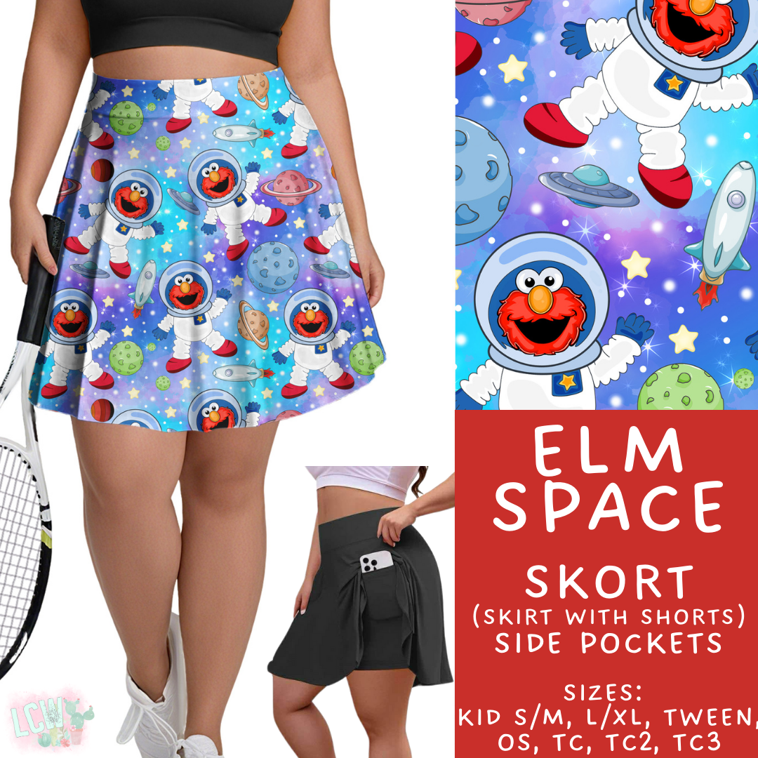 Elm Space Skort Adult & Kids - PREORDER Batch #482 - ETA Early April