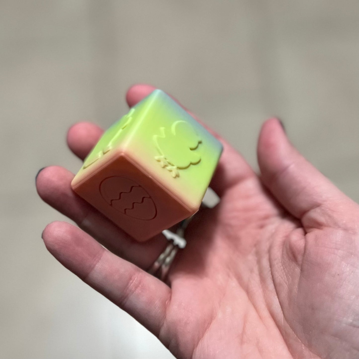 Made by Mike: Spring/Easter Play Dough Stamp Cube