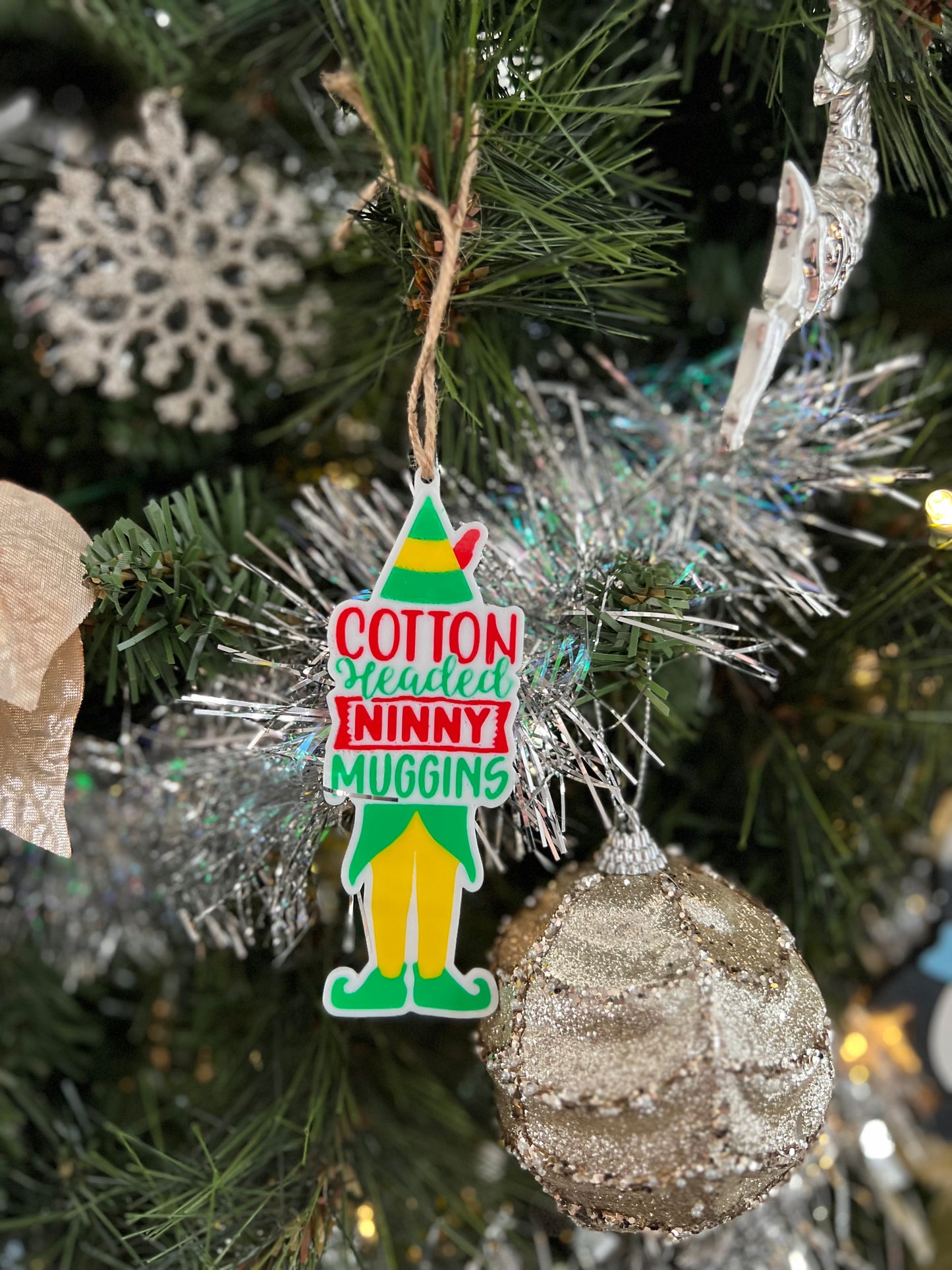 Made by Mike: Ninny Muggins Ornament 3D Printed