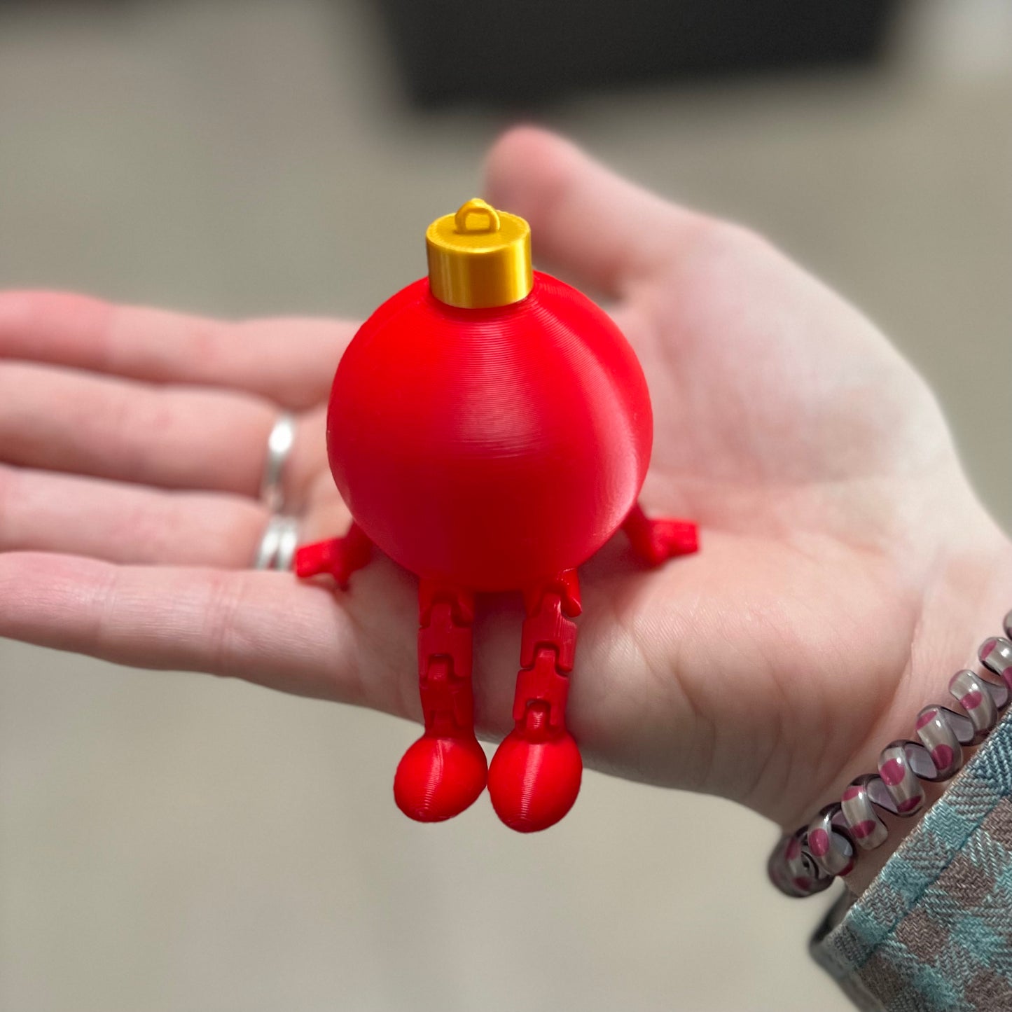 Made by Mike: Ornament Ball 3D Printed Fidget/Ornament