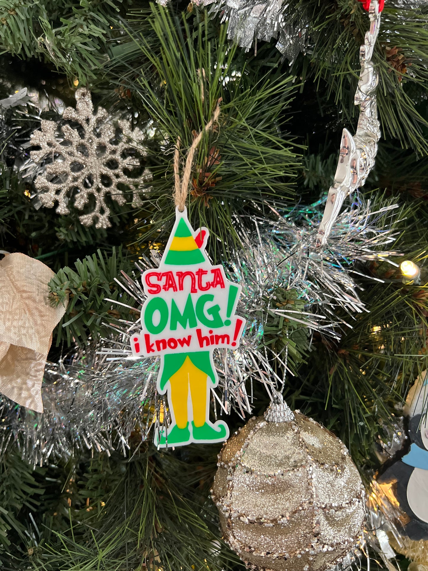 Made by Mike: I Know Him! Ornament 3D Printed